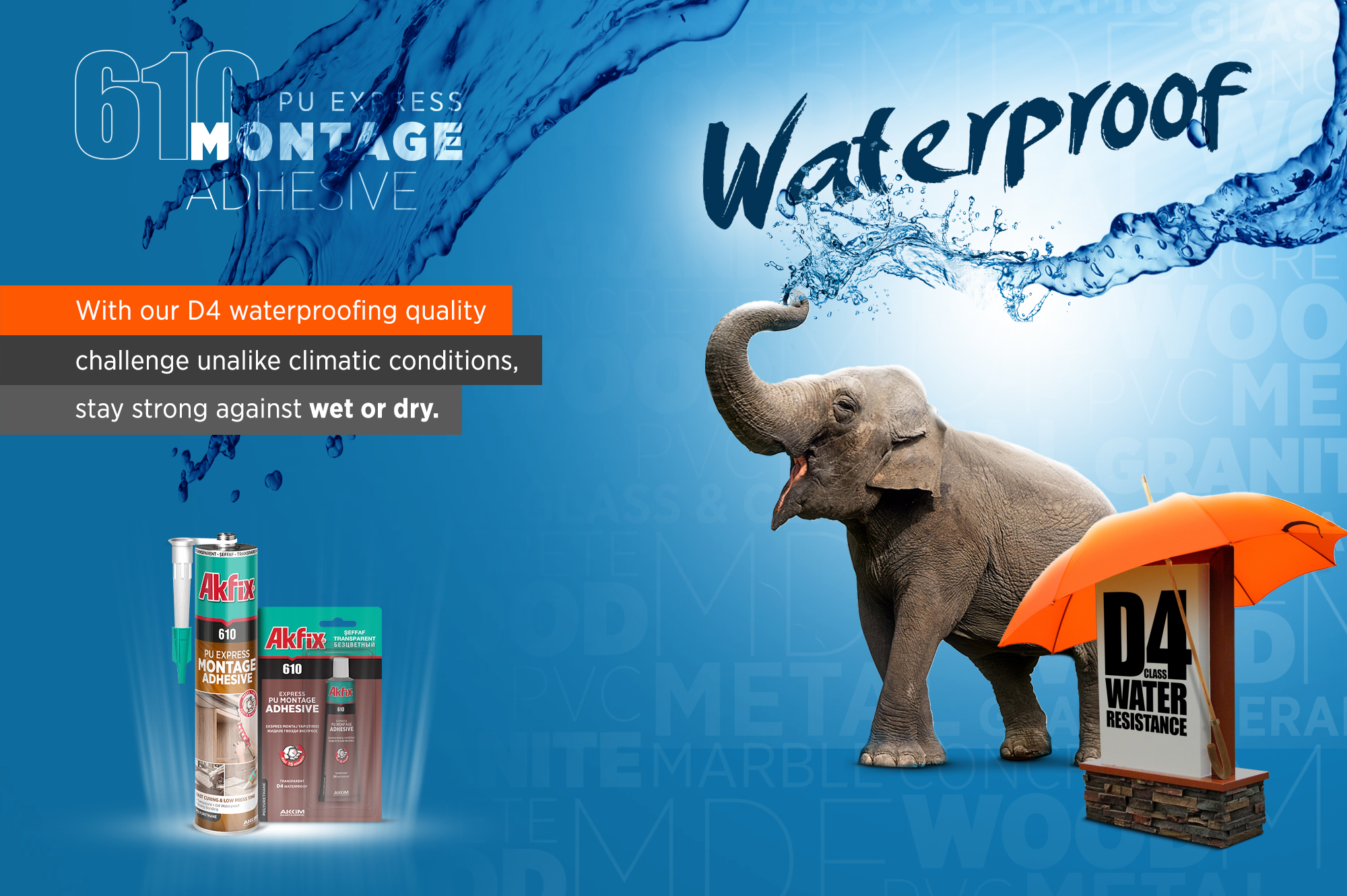 610 PU Express Montage Adhesive